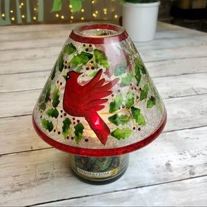 Holiday Glass Jar Candle Shade
